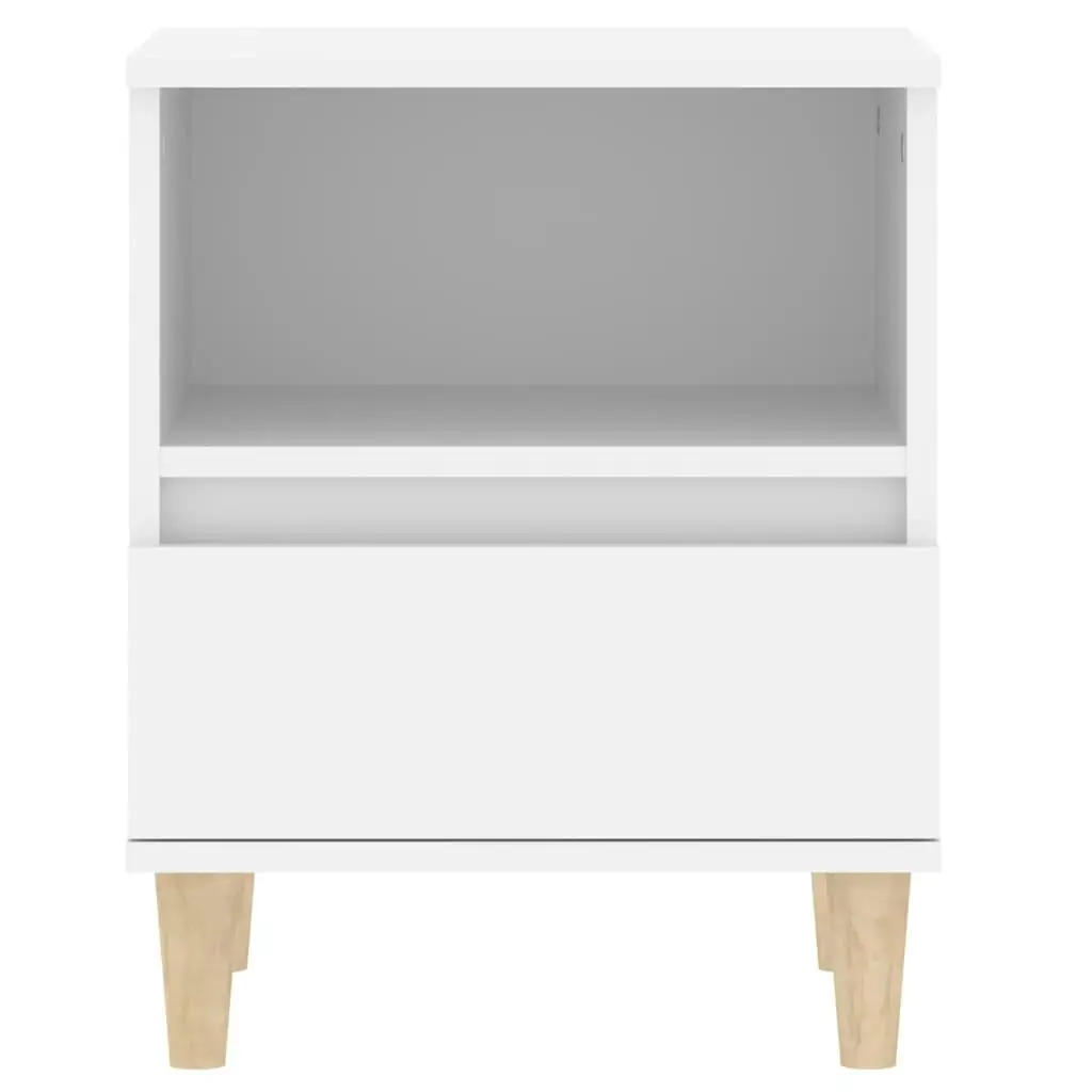 Bedside Cabinets 2 pcs White 40x35x50 cm 821795