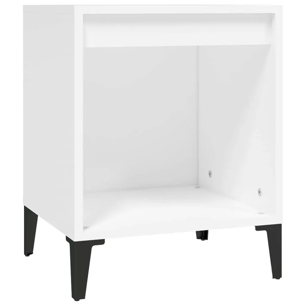 Bedside Cabinets 2 pcs White 40x35x50 cm 821875