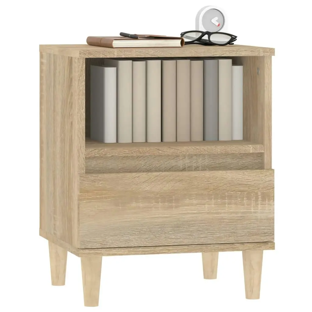 Bedside Cabinet Sonoma Oak 40x35x50 cm 821800