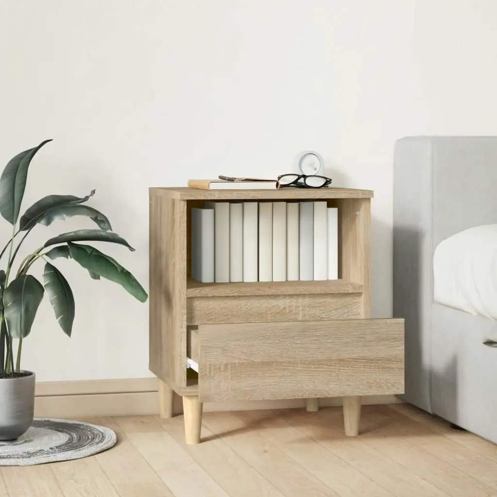 Bedside Cabinet Sonoma Oak 40x35x50 cm 821800