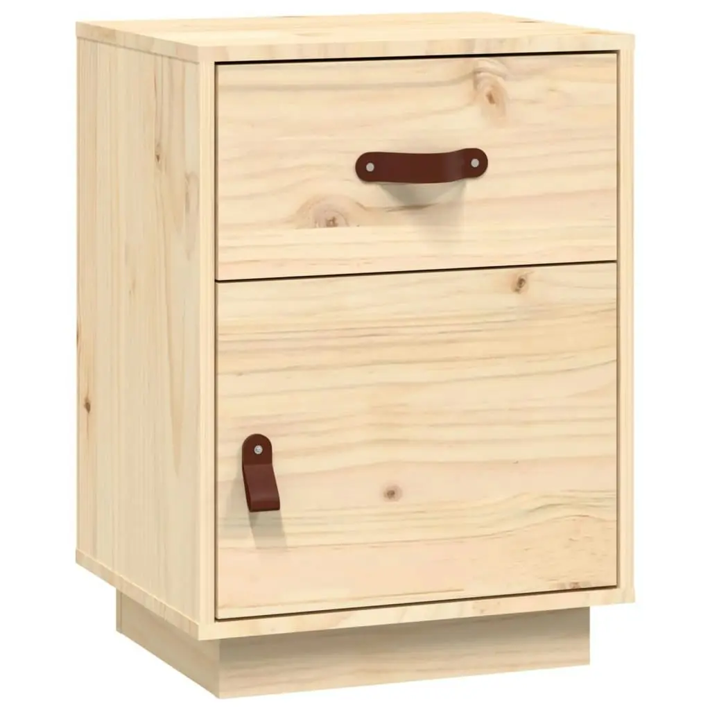 Bedside Cabinets 2 pcs 40x34x55 cm Solid Wood Pine 818306