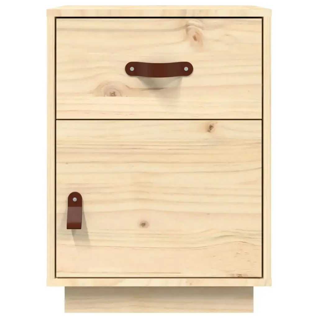 Bedside Cabinets 2 pcs 40x34x55 cm Solid Wood Pine 818306