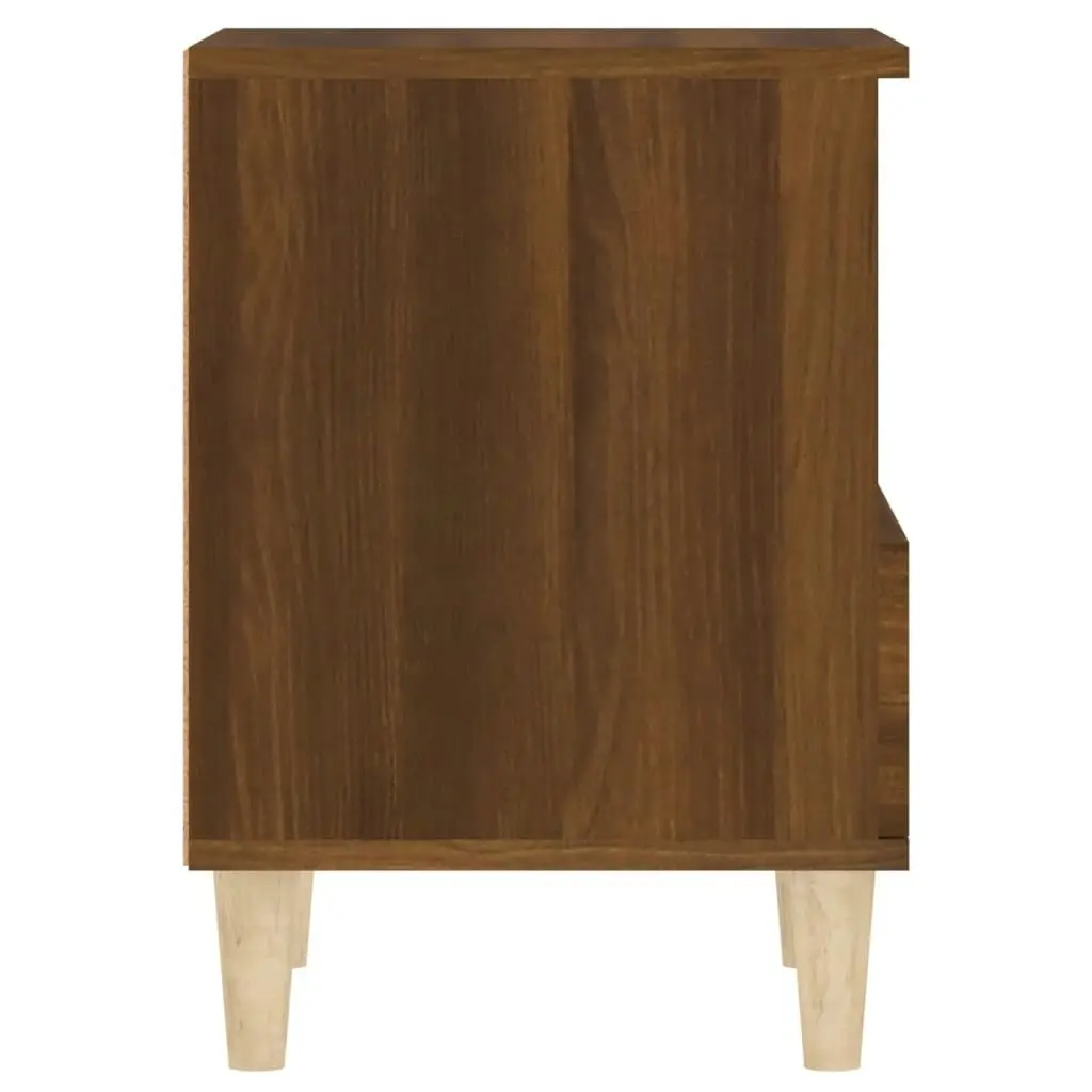 Bedside Cabinets 2 pcs Brown Oak 40x35x50 cm 821809