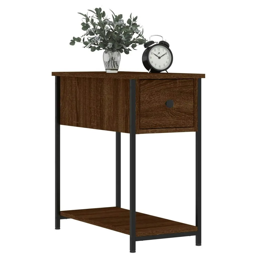 Bedside Cabinets 2 pcs Brown Oak 30x60x60 cm Engineered Wood 826062