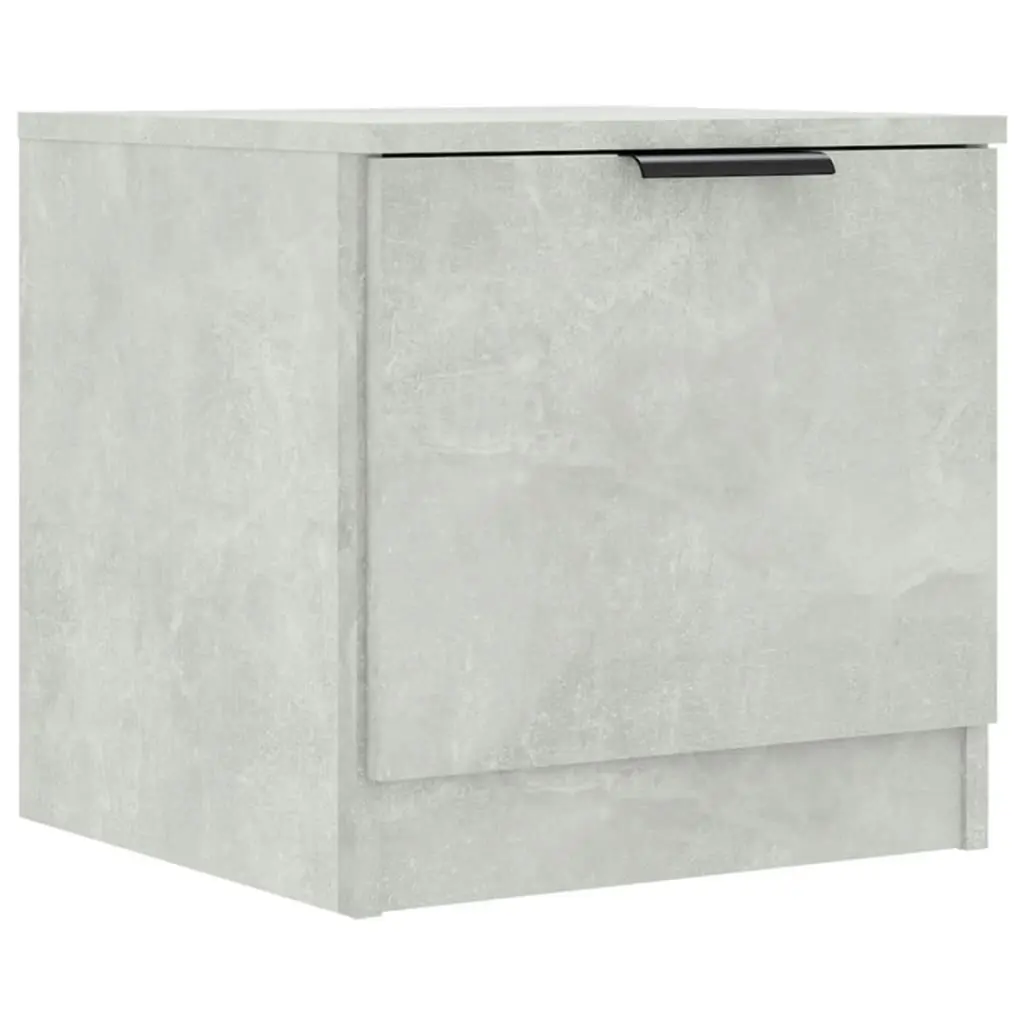 Bedside Cabinets 2 pcs Concrete Grey 40x39x40 cm 811205