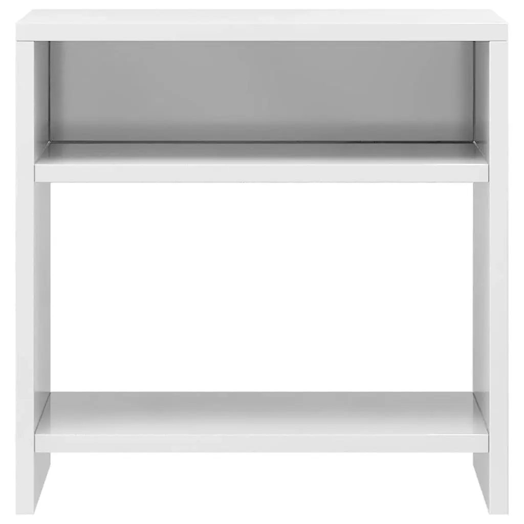 Bedside Cabinets 2 pcs High Gloss White 40x30x40 cm Engineered Wood 800022