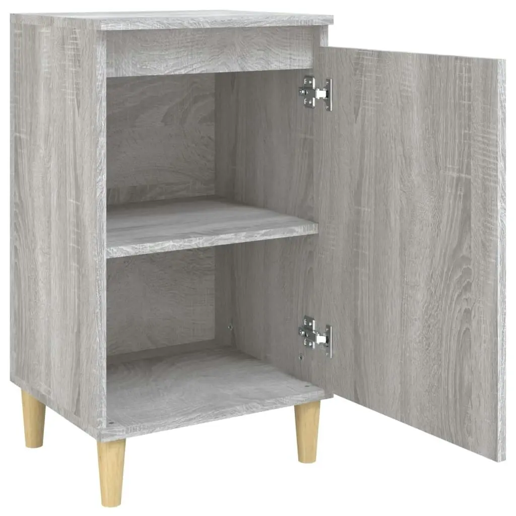 Bedside Cabinets 2 pcs Grey Sonoma 40x35x70 cm Engineered Wood 819641