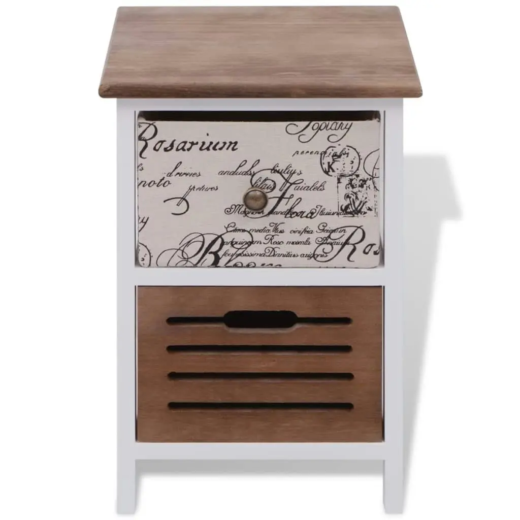 Bedside Cabinets 2 pcs Wood 242883