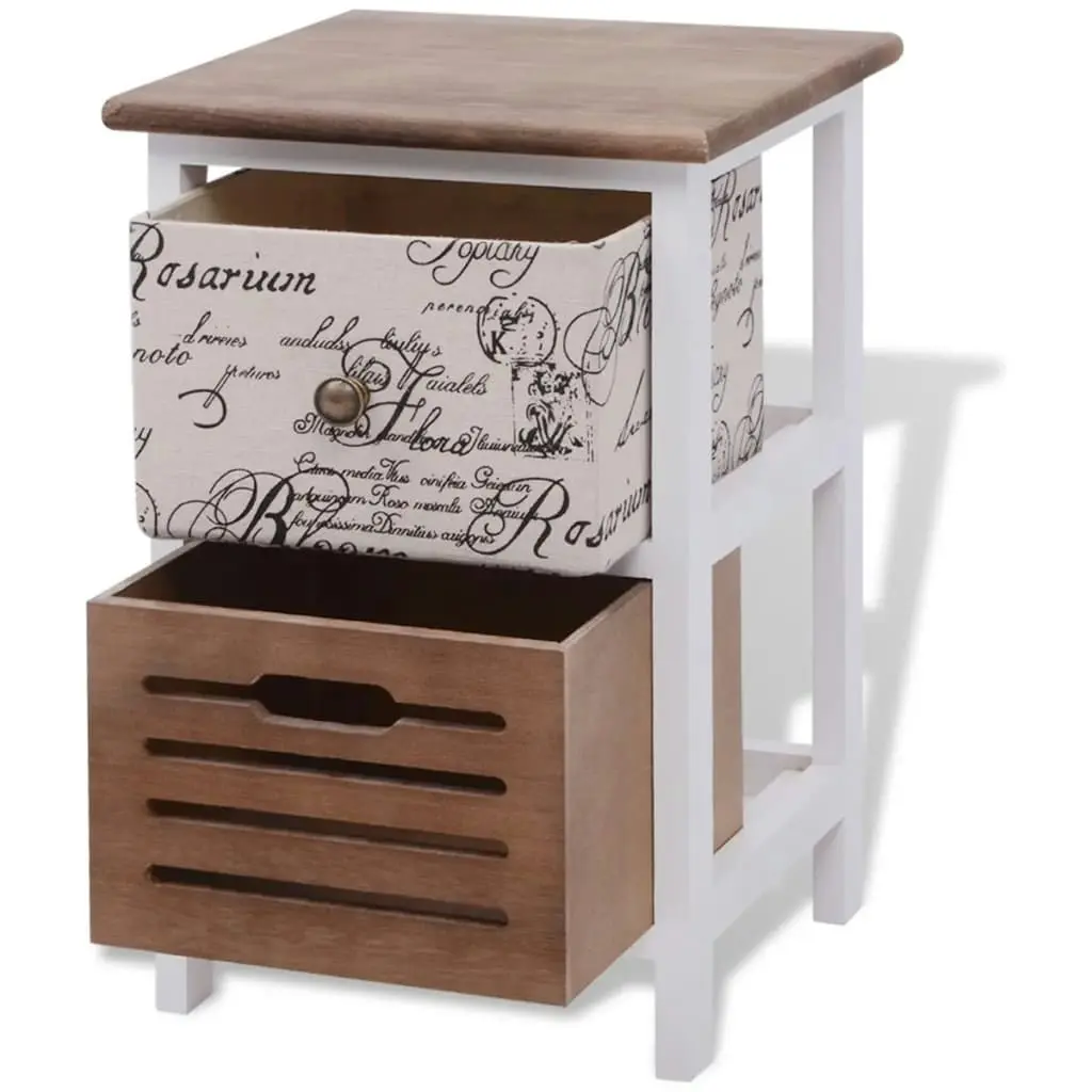 Bedside Cabinets 2 pcs Wood 242883