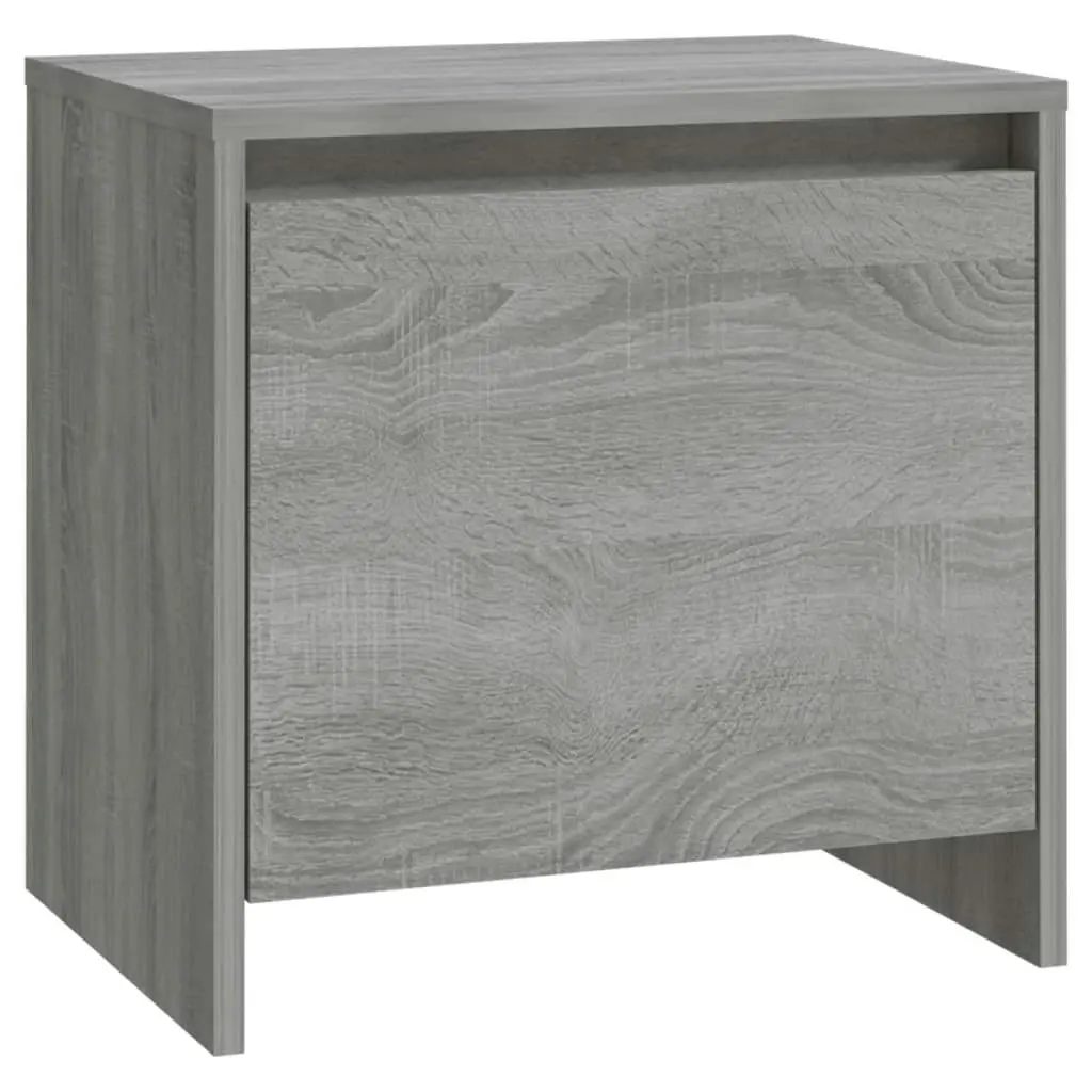 Bedside Cabinets 2 pcs Grey Sonoma 45x34x44.5 cm Engineered Wood 813047