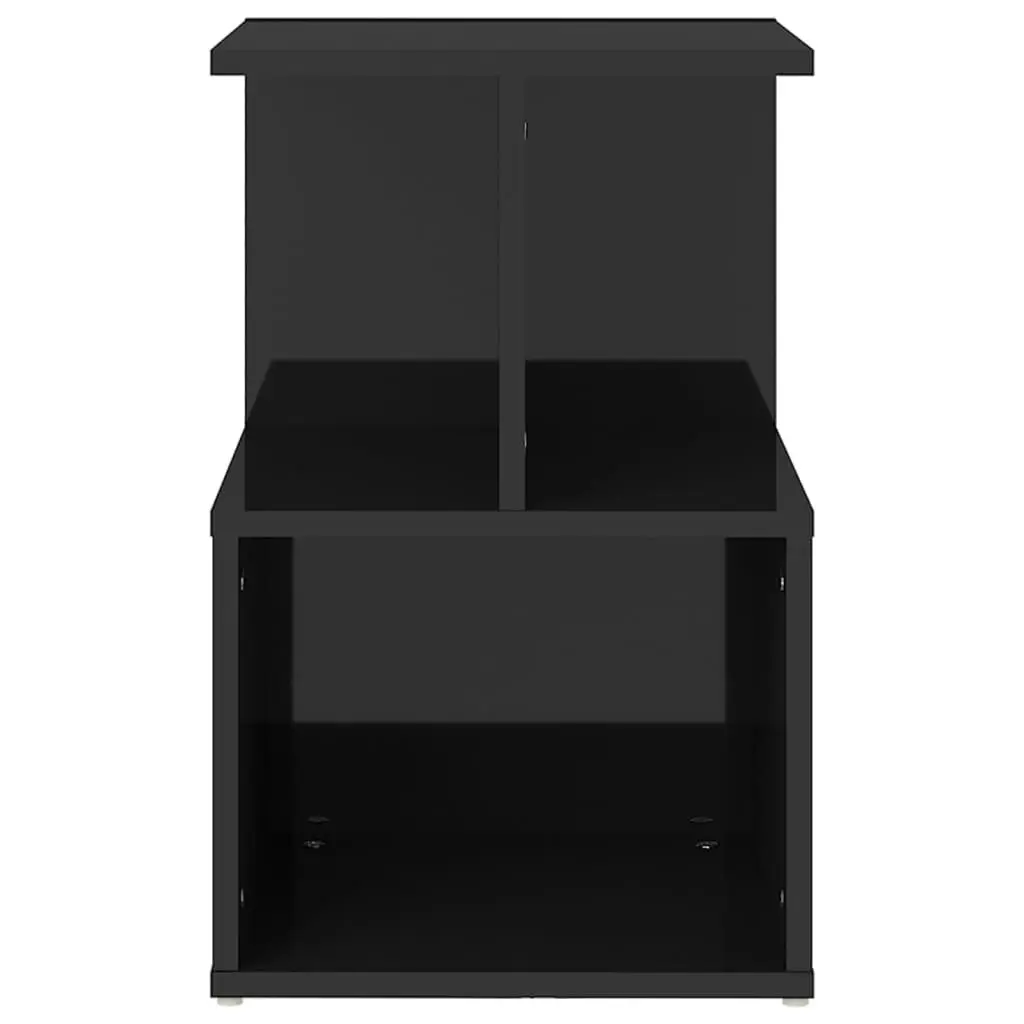 Bedside Cabinets 2 pcs High Gloss Black 35x35x55 cm Engineered Wood 806361