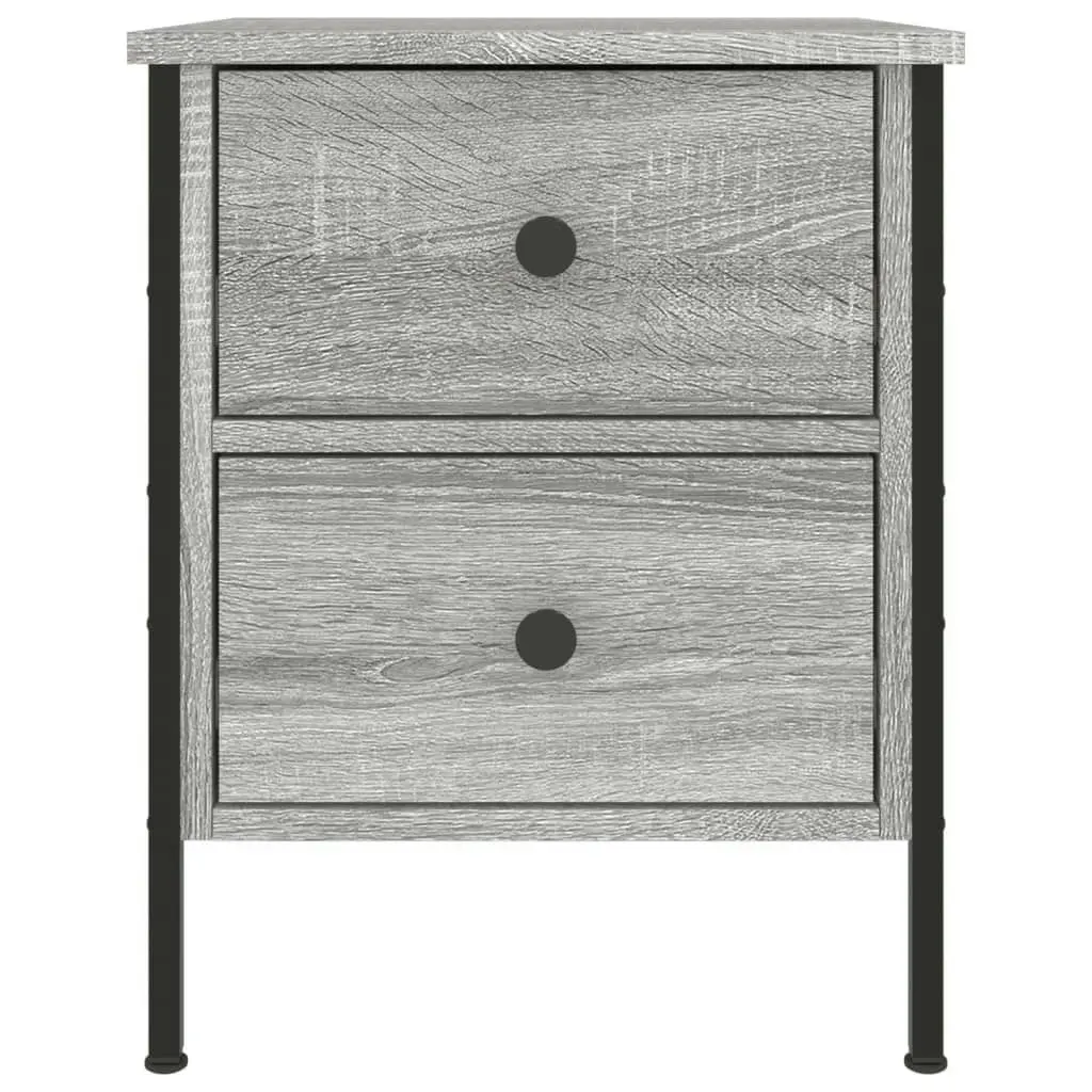 Bedside Cabinets 2 pcs Grey Sonoma 40x42x50 cm Engineered Wood 825990