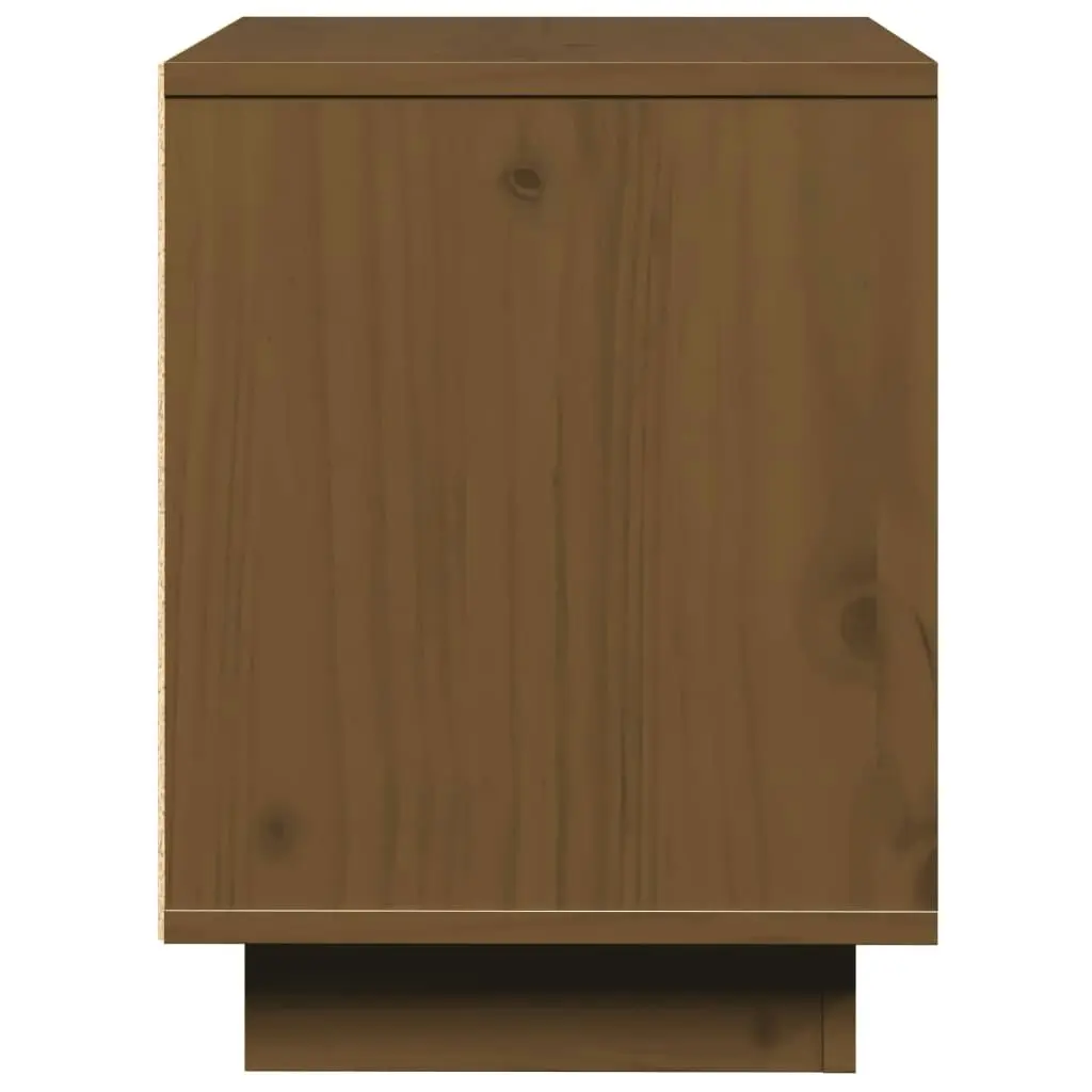 Bedside Cabinets 2 pcs Honey Brown 40x30x40 cm Solid Wood Pine 813312