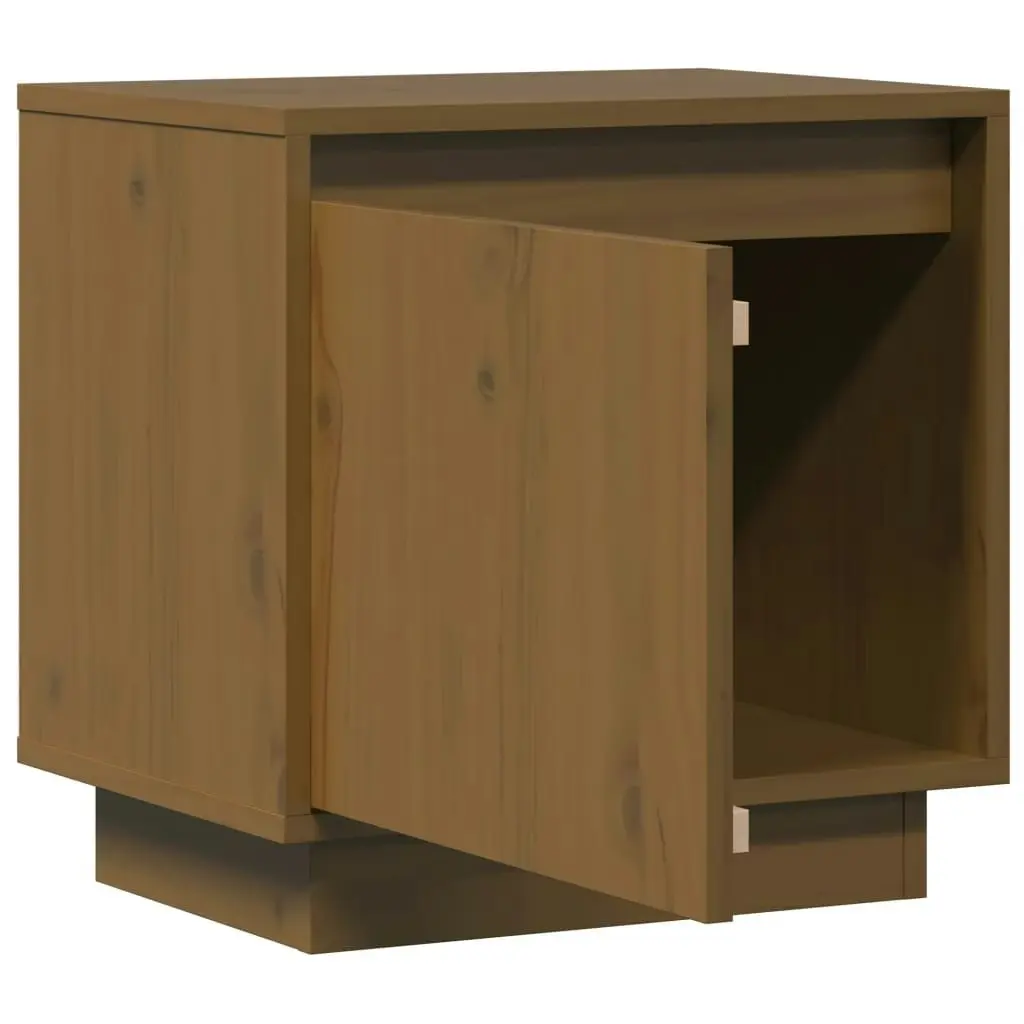 Bedside Cabinets 2 pcs Honey Brown 40x30x40 cm Solid Wood Pine 813312