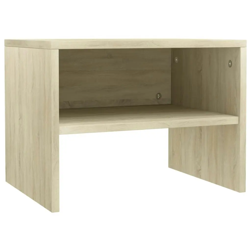 Bedside Cabinets 2 pcs Sonoma Oak 40x30x30 cm Engineered Wood 800070