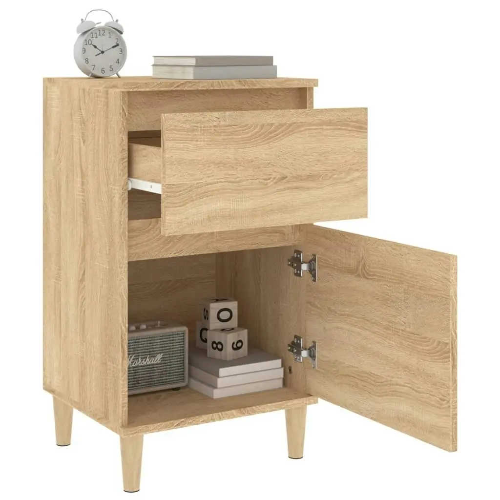 Bedside Cabinet Sonoma Oak 40x35x70 cm 819698