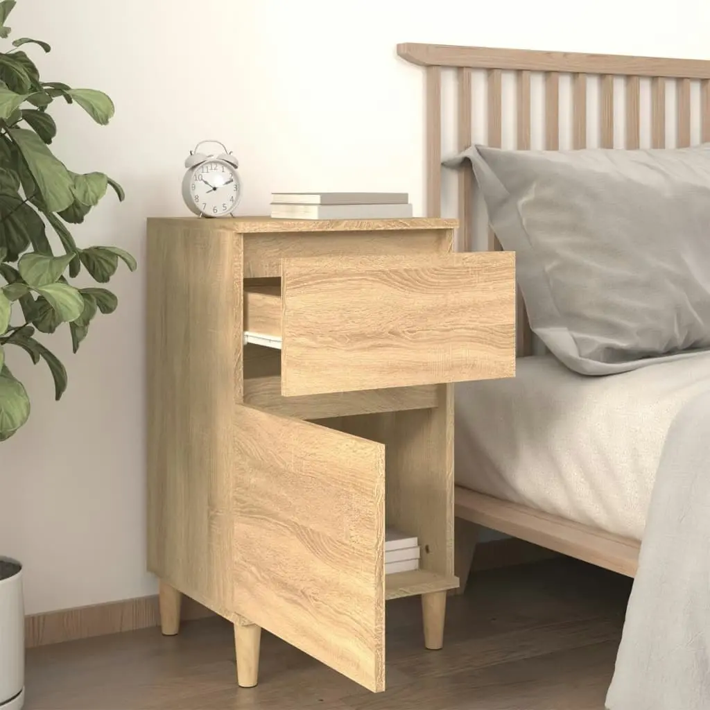 Bedside Cabinet Sonoma Oak 40x35x70 cm 819698