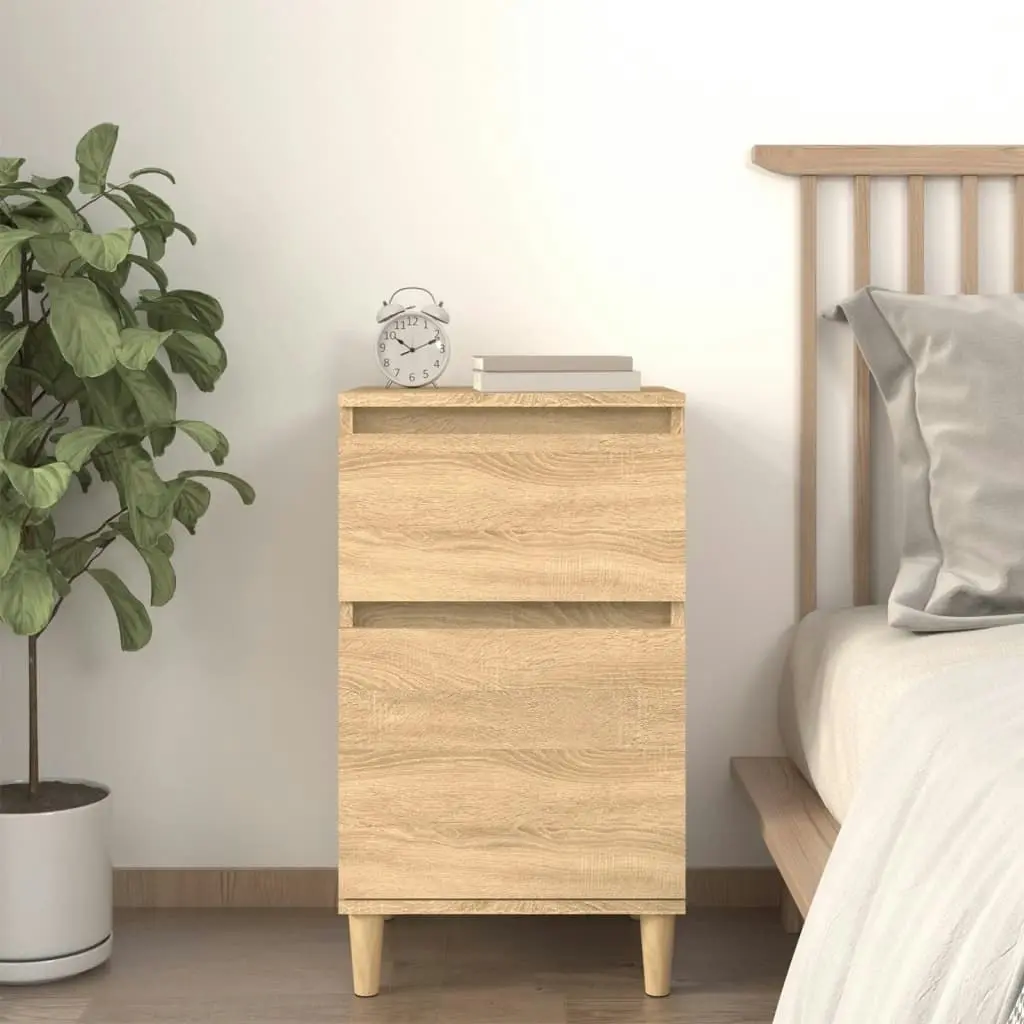 Bedside Cabinet Sonoma Oak 40x35x70 cm 819698