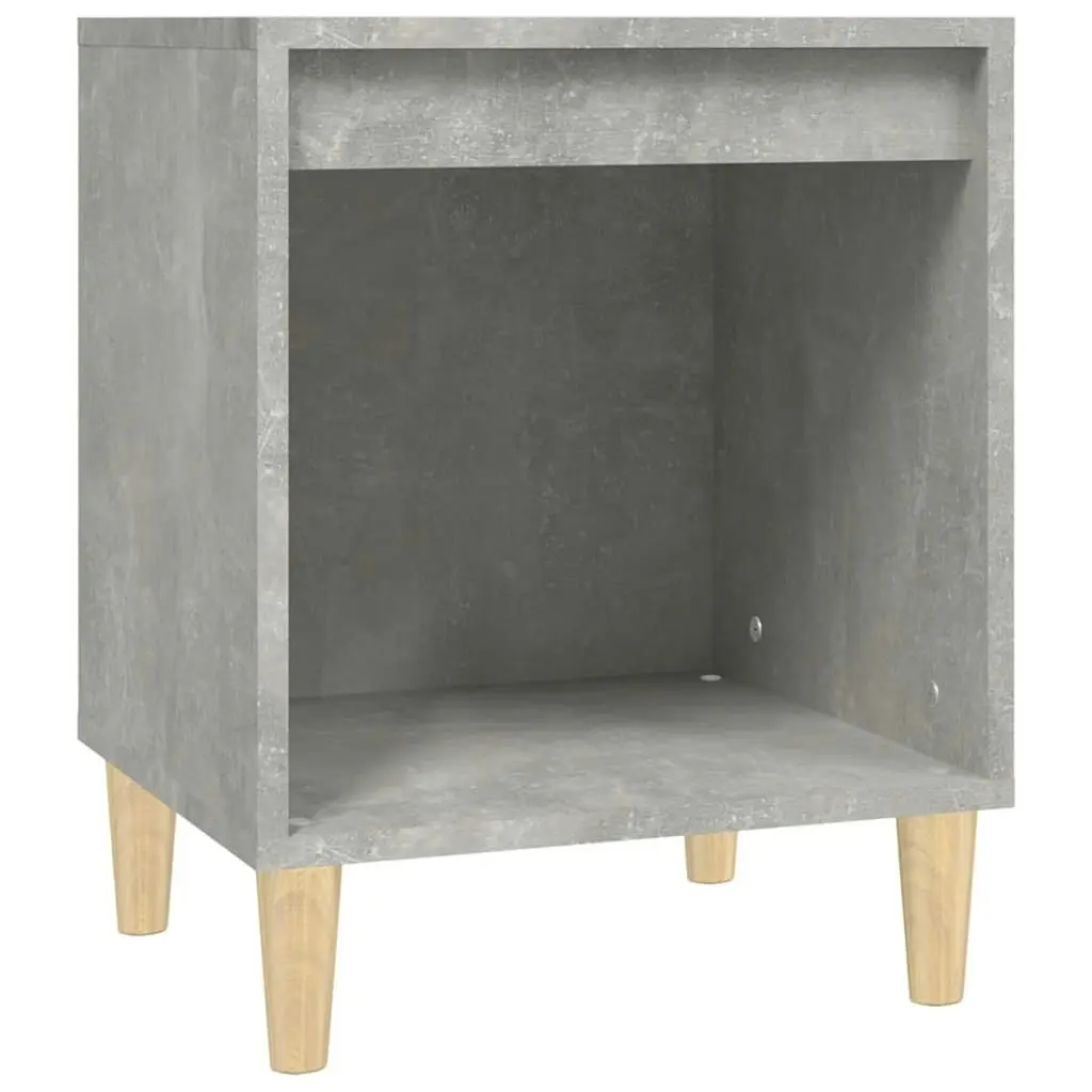 Bedside Cabinets 2 pcs Concrete Grey 40x35x50 cm 821867