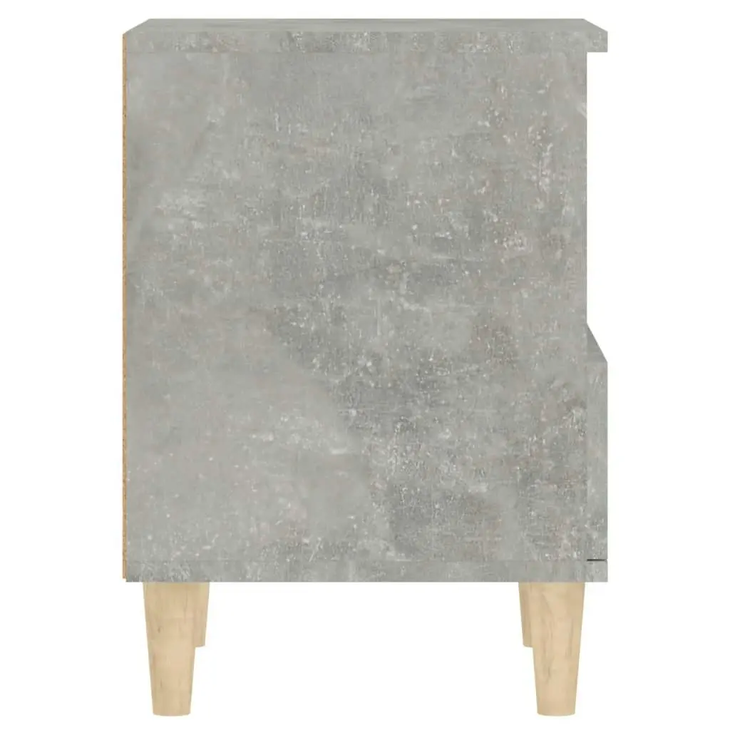 Bedside Cabinets 2 pcs Concrete Grey 40x35x50 cm 821803