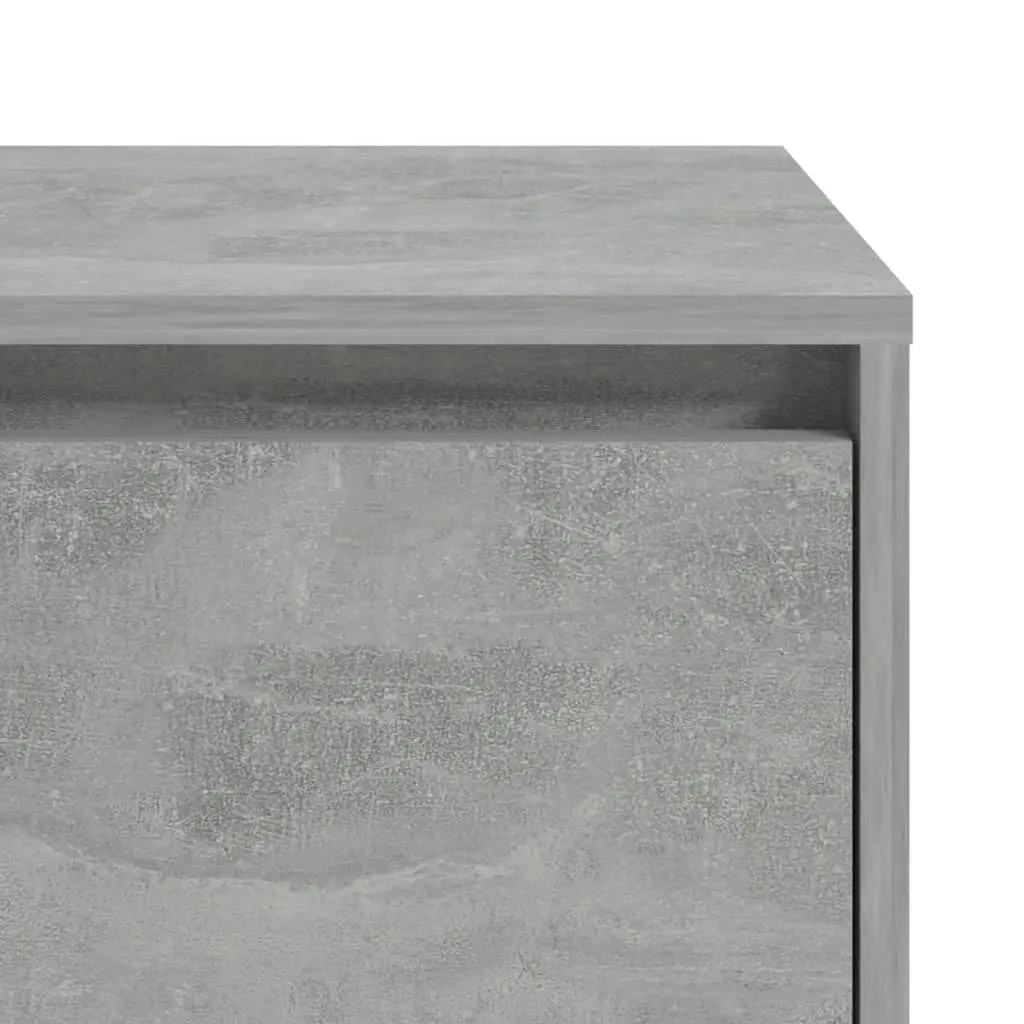 Bedside Cabinets 2 pcs Concrete Grey 45x34x44.5 cm Engineered Wood 809872