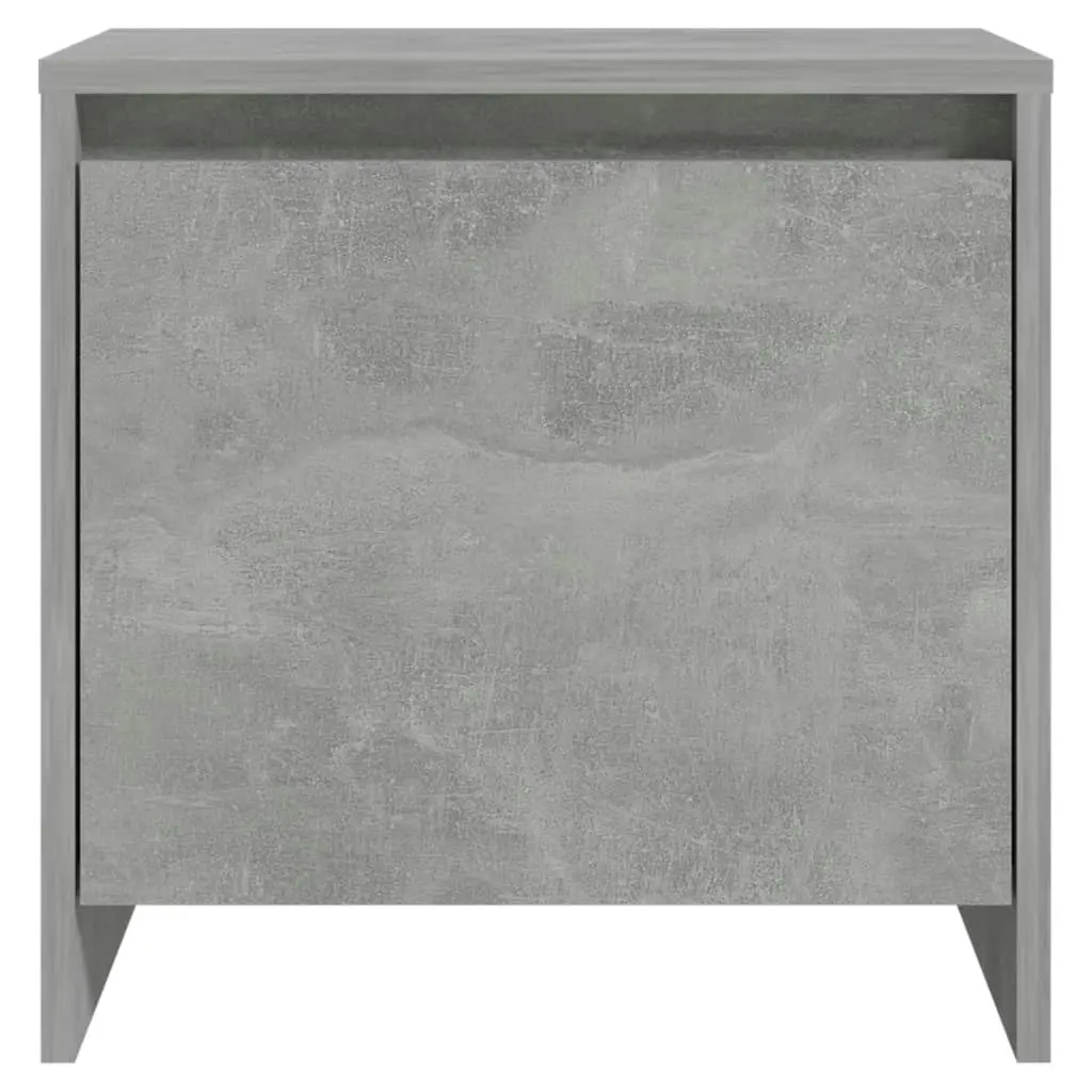 Bedside Cabinets 2 pcs Concrete Grey 45x34x44.5 cm Engineered Wood 809872