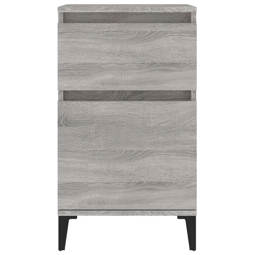 Bedside Cabinets 2 pcs Grey Sonoma 40x35x70 cm 819721