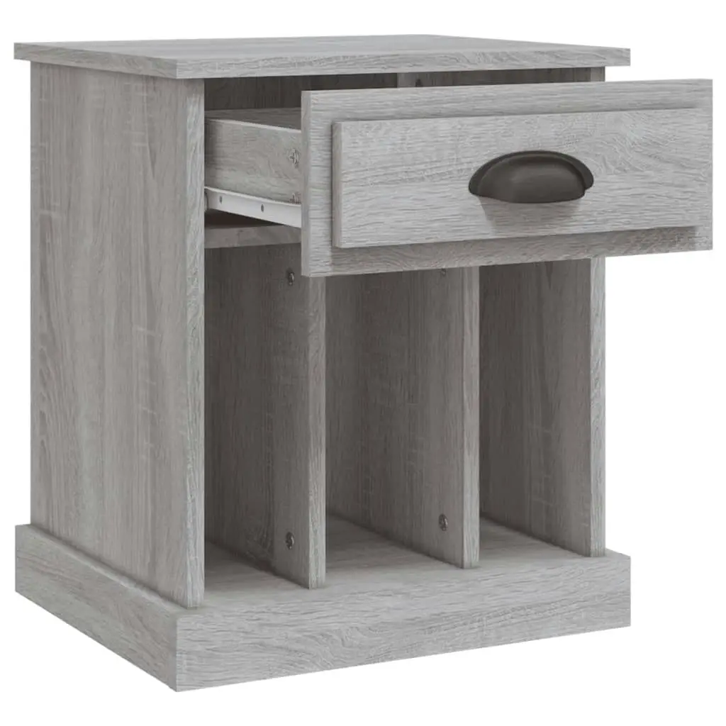 Bedside Cabinets 2 pcs Grey Sonoma 43x36x50 cm 816357