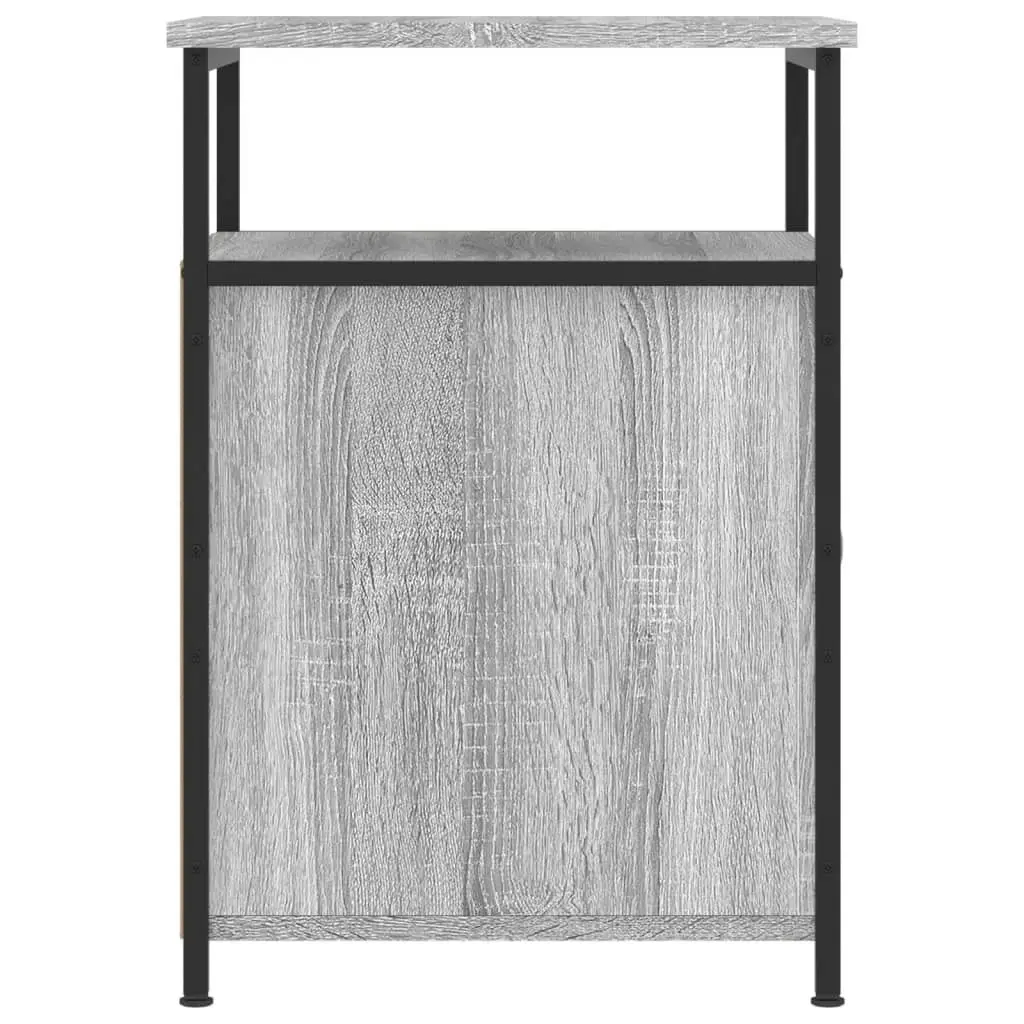 Bedside Cabinets 2 pcs Grey Sonoma 40x42x60 cm Engineered Wood 826040