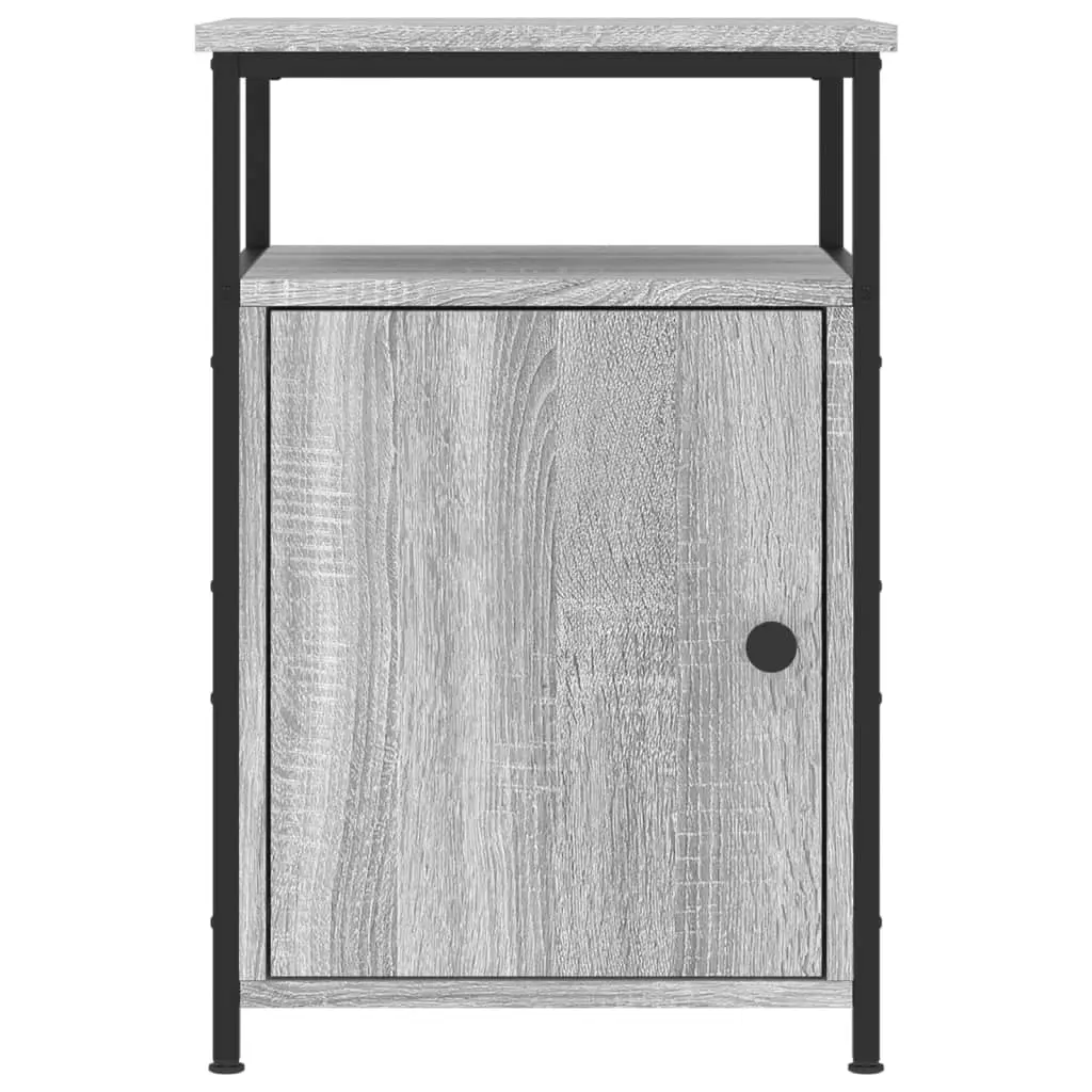 Bedside Cabinets 2 pcs Grey Sonoma 40x42x60 cm Engineered Wood 826040