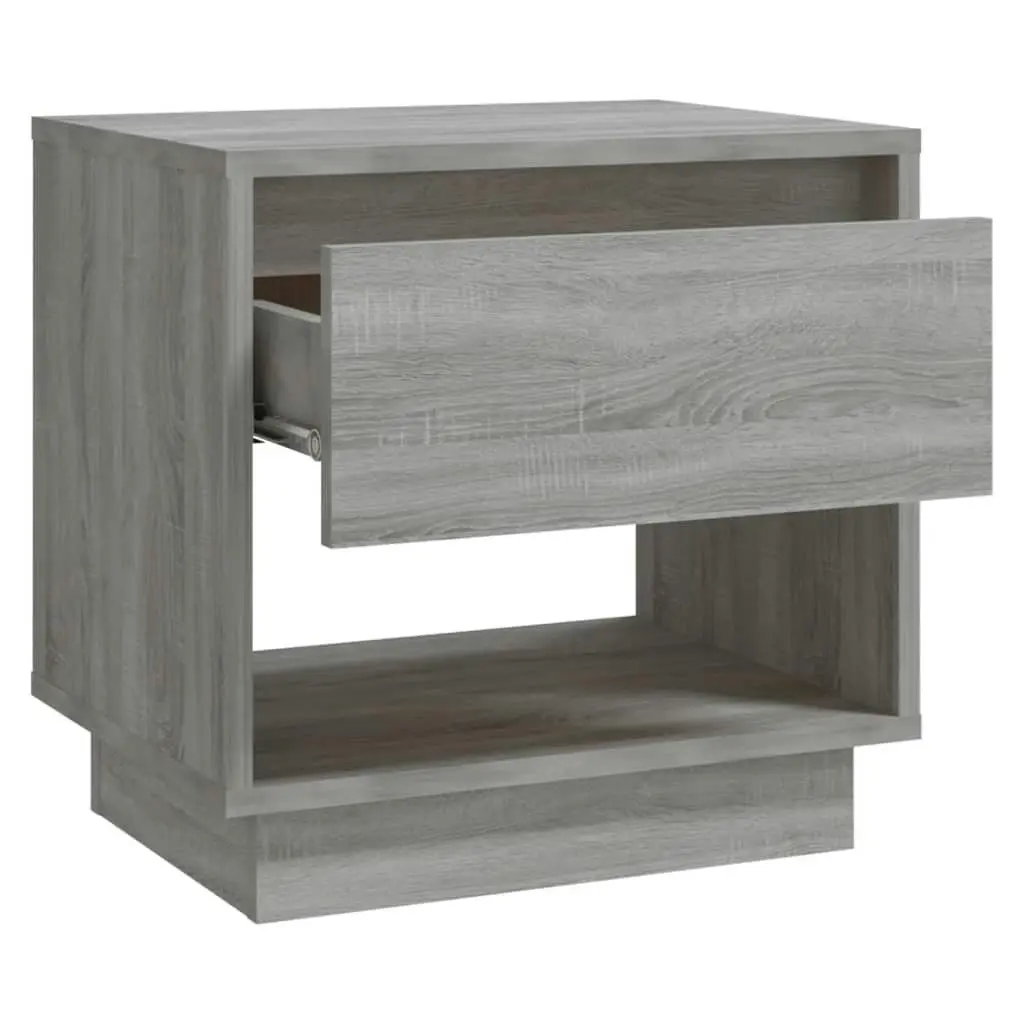 Bedside Cabinets 2 pcs Grey Sonoma 45x34x44 cm Engineered Wood 812984