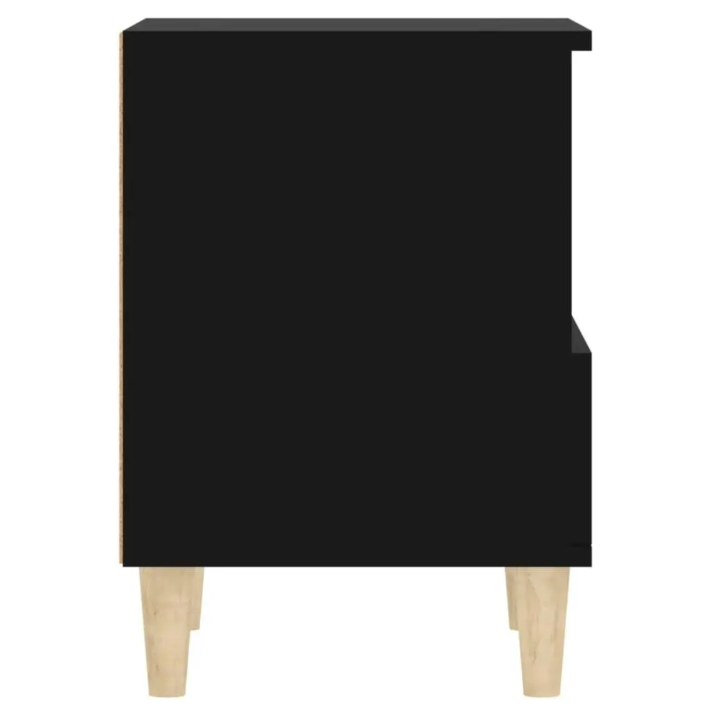 Bedside Cabinets 2 pcs Black 40x35x50 cm 821797