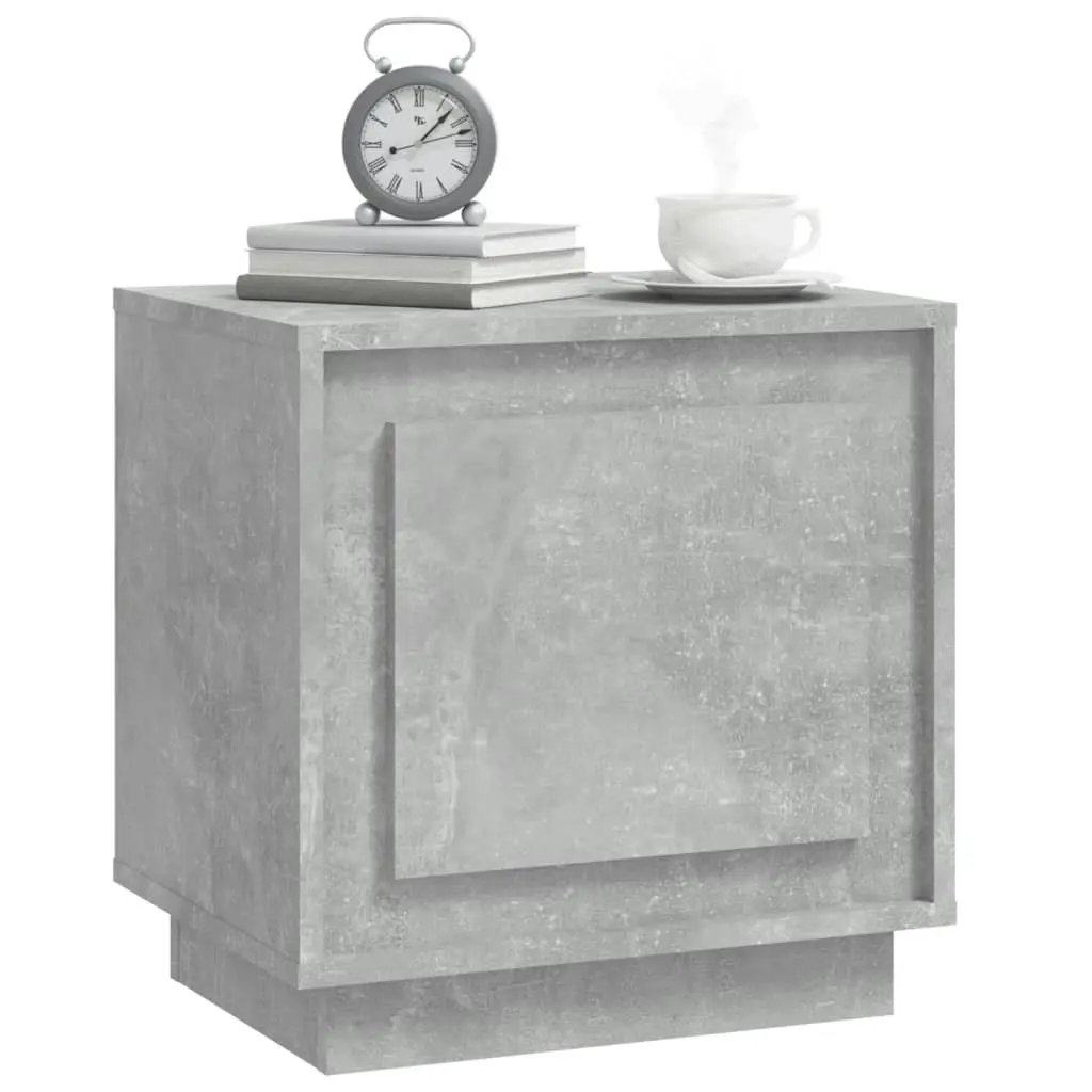 Bedside Cabinets 2 pcs Concrete Grey 44x35x45 cm Engineered Wood 819845