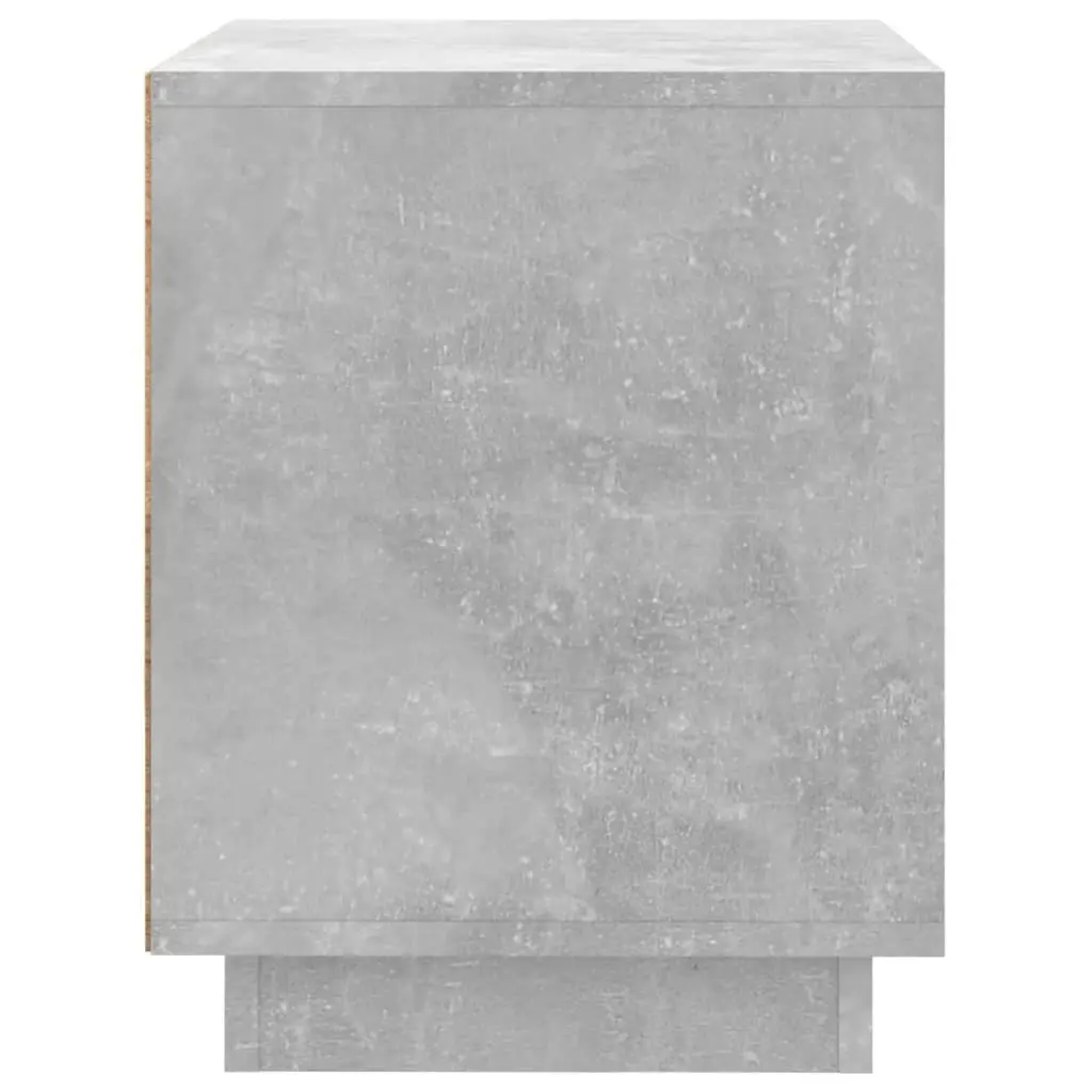 Bedside Cabinets 2 pcs Concrete Grey 44x35x45 cm Engineered Wood 819845