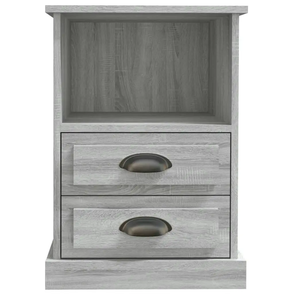 Bedside Cabinets 2 pcs Grey Sonoma 43x36x60 cm 816341