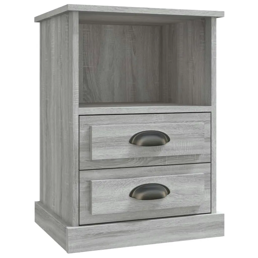 Bedside Cabinets 2 pcs Grey Sonoma 43x36x60 cm 816341