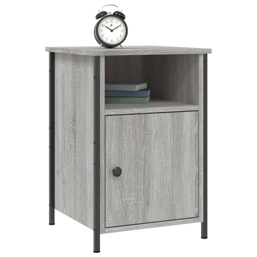 Bedside Cabinets 2 pcs Grey Sonoma 40x42x60 cm Engineered Wood 825920