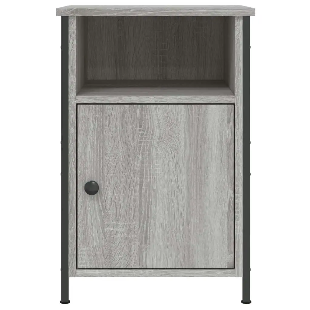 Bedside Cabinets 2 pcs Grey Sonoma 40x42x60 cm Engineered Wood 825920