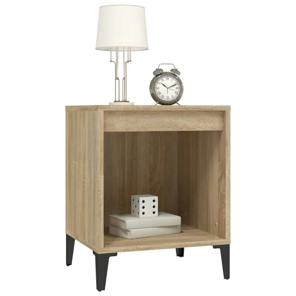 Bedside Cabinets 2 pcs Sonoma Oak 40x35x50 cm 821881