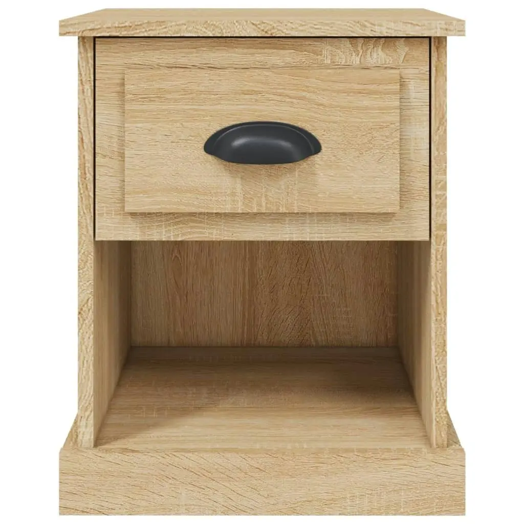 Bedside Cabinets 2 pcs Sonoma Oak 39x39x47.5 cm Engineered Wood 816135