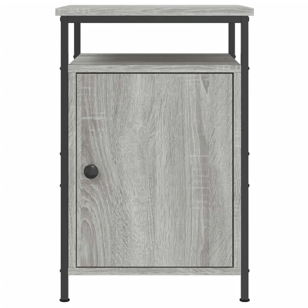 Bedside Cabinets 2 pcs Grey Sonoma 40x42x60 cm Engineered Wood 825870