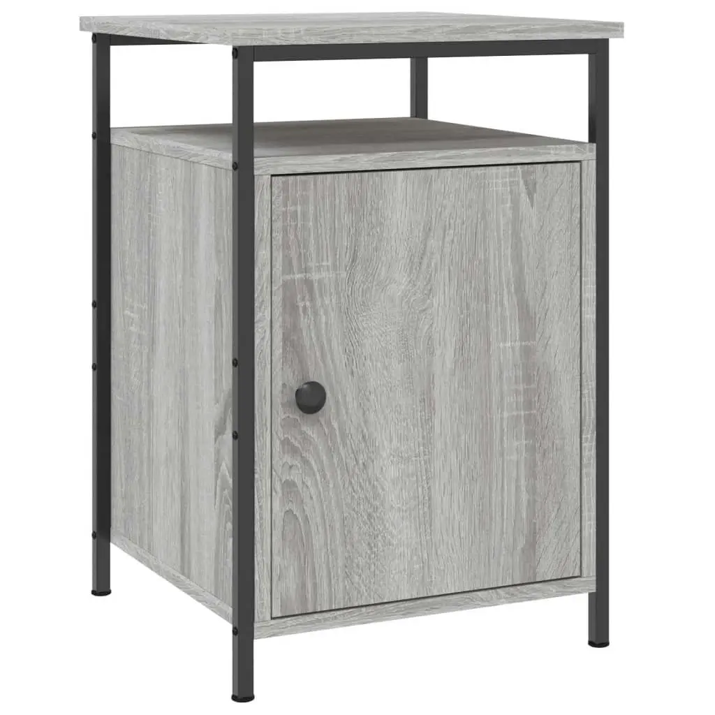 Bedside Cabinets 2 pcs Grey Sonoma 40x42x60 cm Engineered Wood 825870