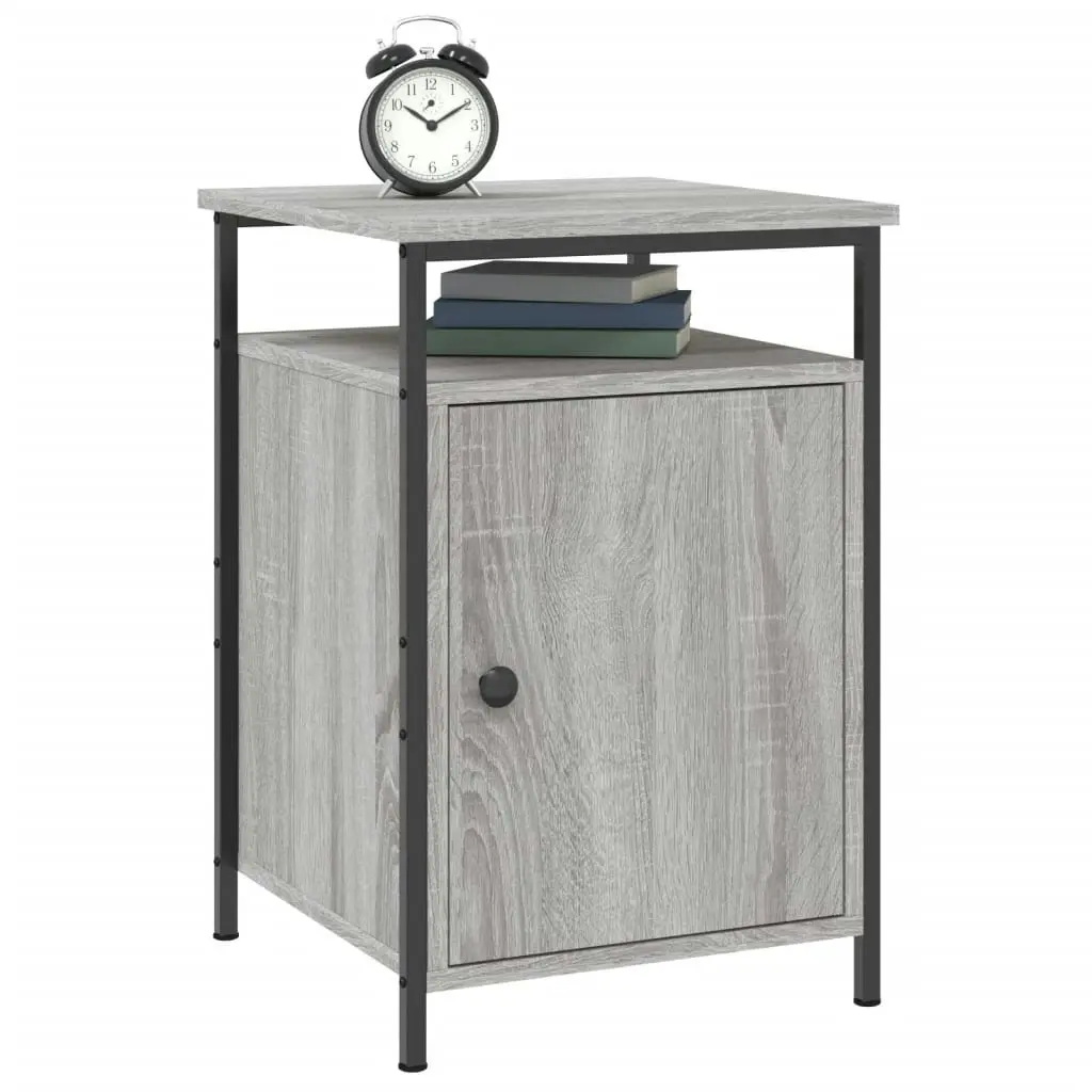 Bedside Cabinets 2 pcs Grey Sonoma 40x42x60 cm Engineered Wood 825870