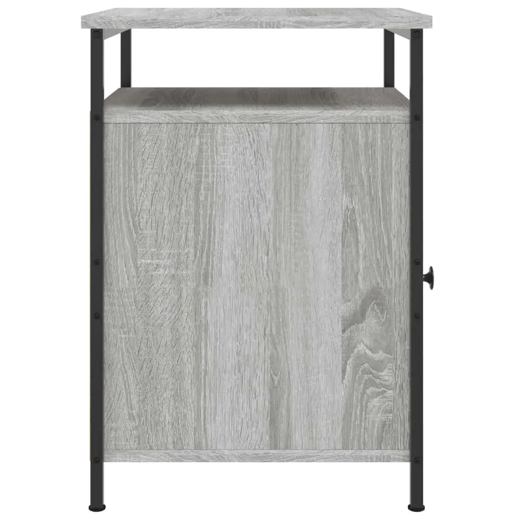 Bedside Cabinets 2 pcs Grey Sonoma 40x42x60 cm Engineered Wood 825870