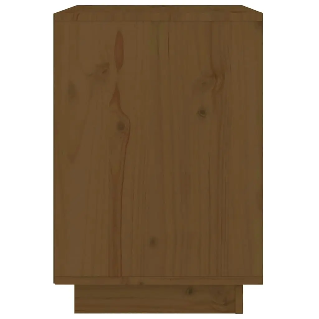 Bedside Cabinets 2 pcs Honey Brown 40x35x50 cm Solid Wood Pine 813322