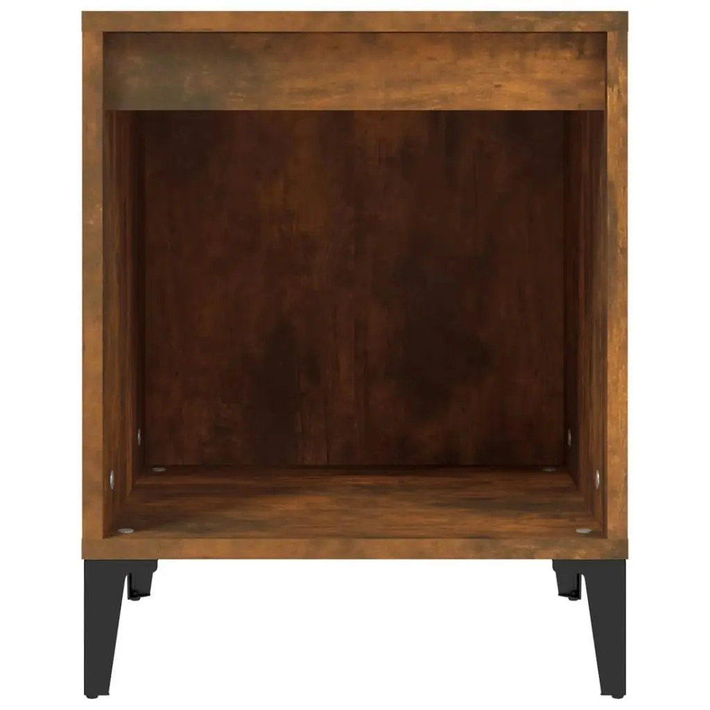 Bedside Cabinets 2 pcs Smoked Oak 40x35x50 cm 821885