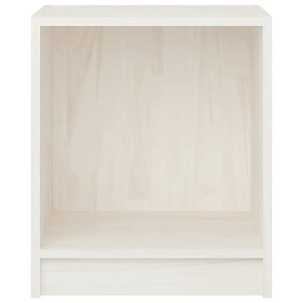 Bedside Cabinets 2 pcs White 35.5x33.5x41.5 cm Solid Pinewood 809922