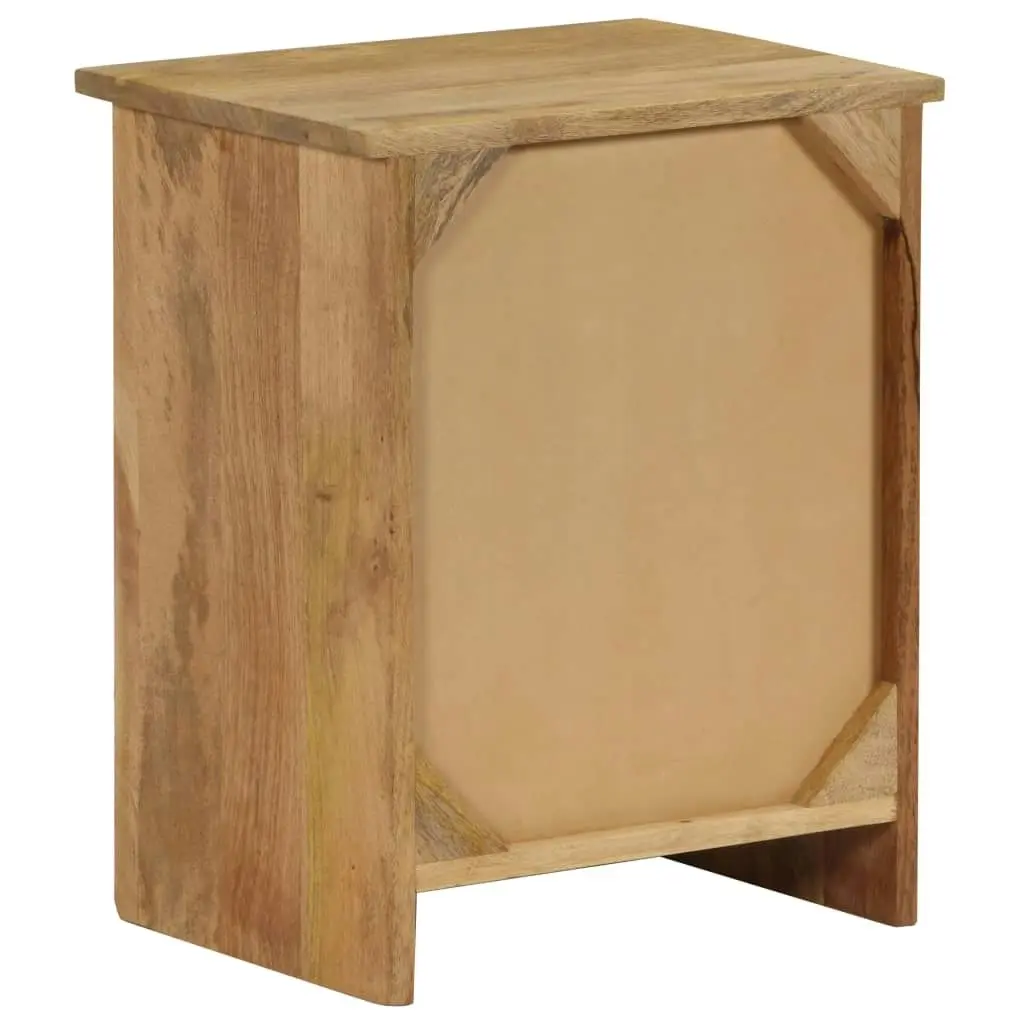 Bedside Table Solid Mango Wood 40x30x50 cm 246151