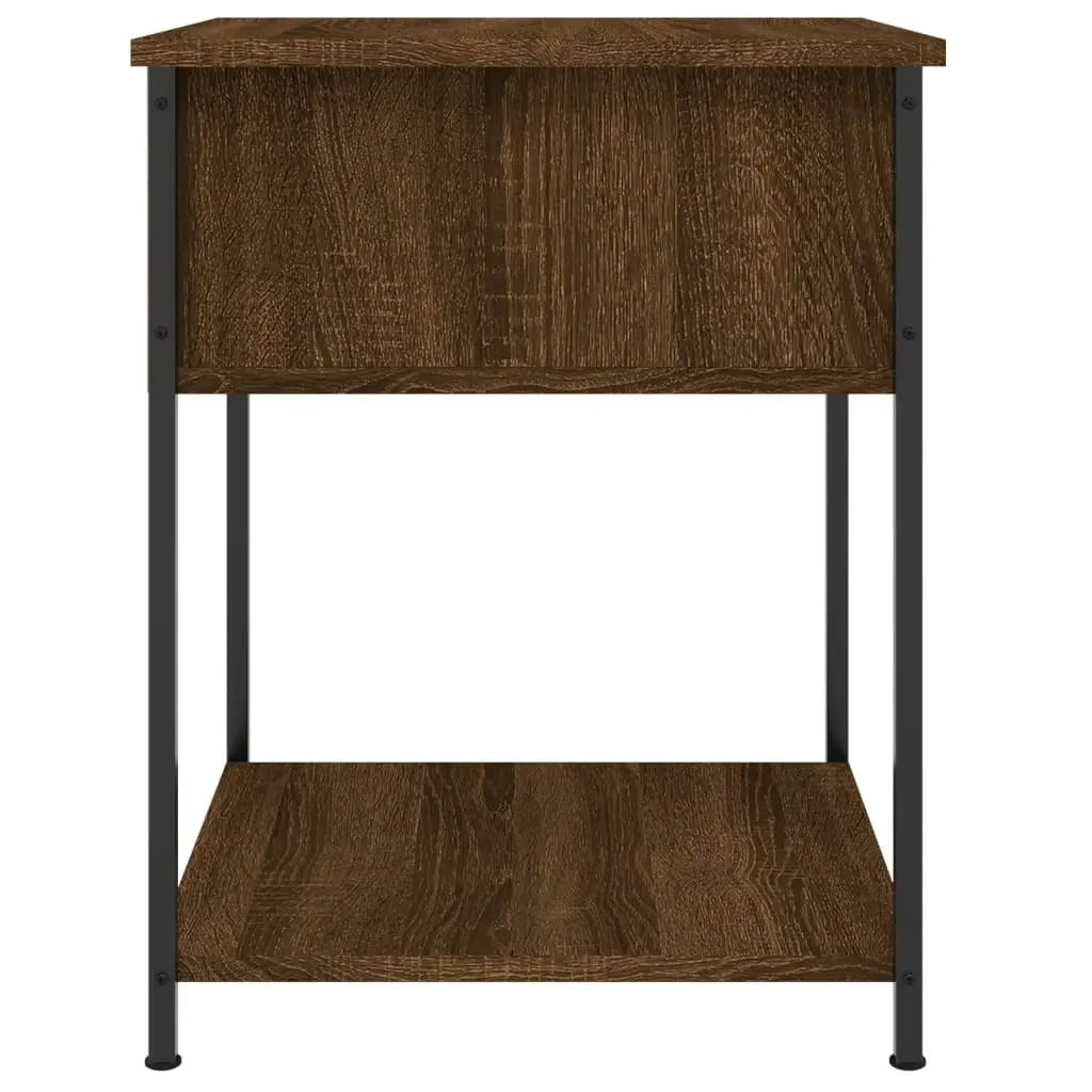 Bedside Tables 2 pcs Brown Oak 44x45x58 cm Engineered Wood 825852