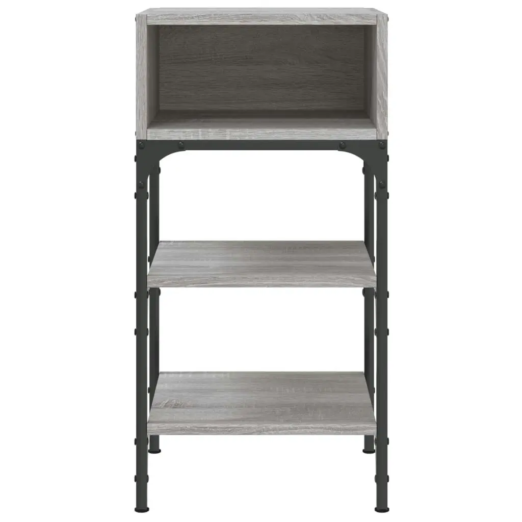 Bedside Tables 2 pcs Grey Sonoma 35x34.5x70 cm Engineered Wood 825890